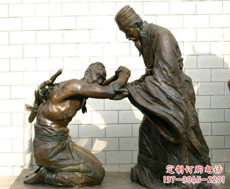 大同中领雕塑——传承古代文化的名人铜雕