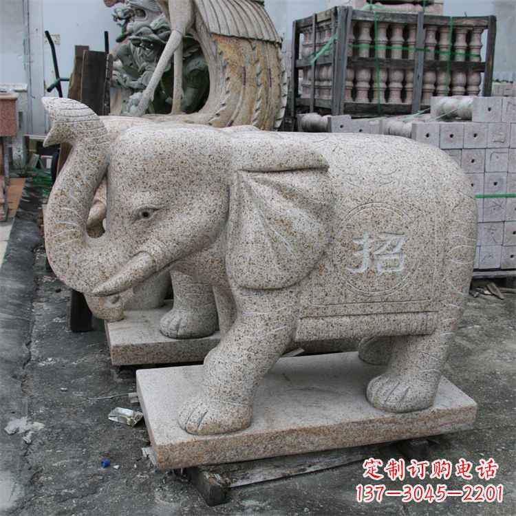 大同个性石雕大象