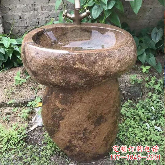 大同精美手雕石花盆,传承古典品位