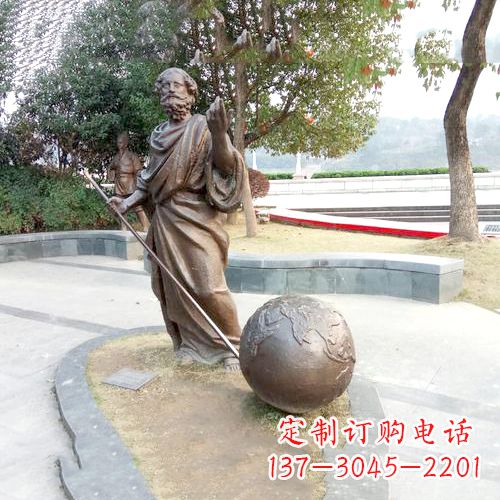 大同傲世千古,阿基米德撬地球雕塑