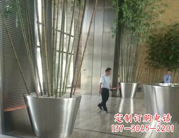 大同品质不锈钢花盆景观雕塑