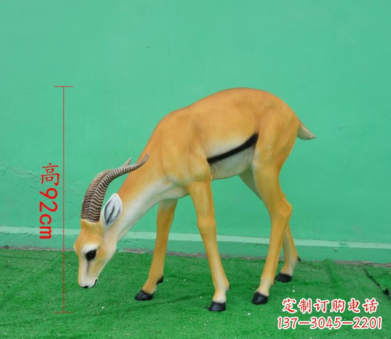 大同玻璃钢仿真羚羊雕塑