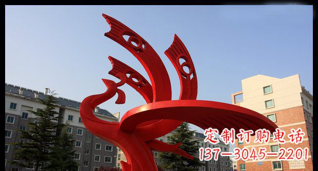 大同不锈钢凤凰雕塑