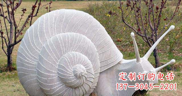 大同抽象不锈钢蜗牛雕塑