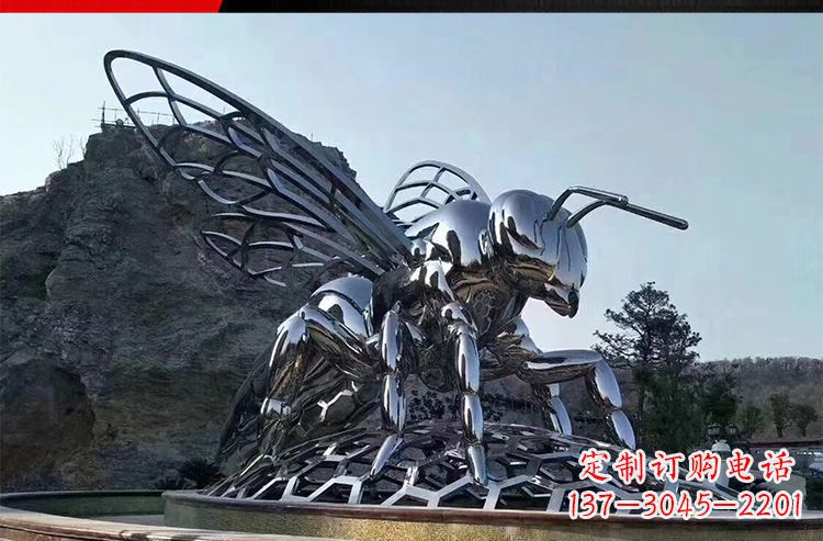 大同公园不锈钢大型蚂蚁雕塑