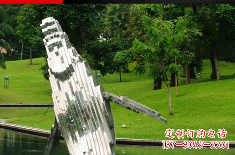 大同温馨活泼的不锈钢动物企鹅雕塑