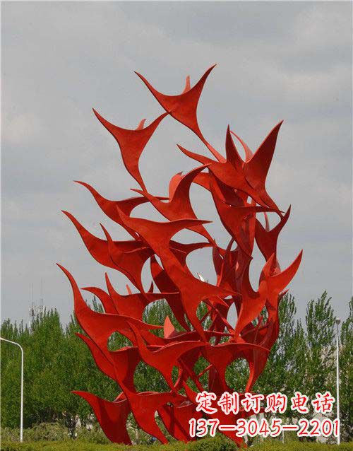 大同不锈钢天鹅雕塑,唤醒公园景观