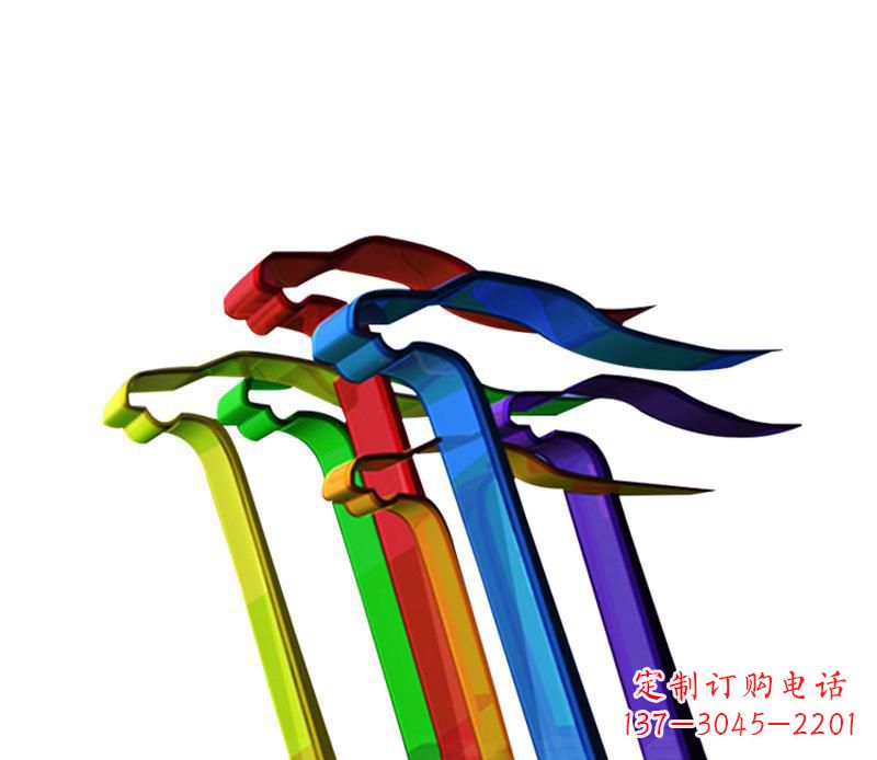 大同欣赏性强的不锈钢飞翔飘带景观雕塑