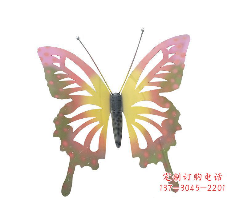 大同梦幻缤纷不锈钢蝴蝶摆件雕塑