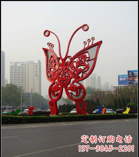 大同大型不锈钢蝴蝶雕塑