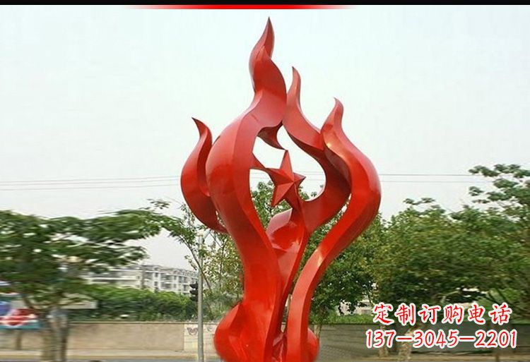 大同 不锈钢火炬雕塑-美轮美奂