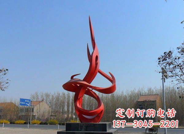 大同不锈钢火苗经典建筑雕塑
