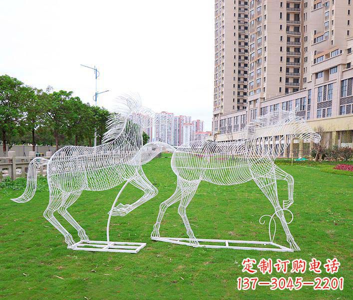 大同不锈钢马雕塑