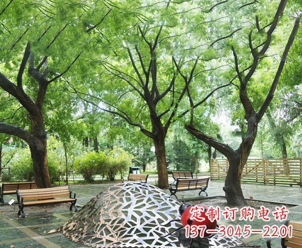 大同悠久活力-不锈钢瓢虫雕塑