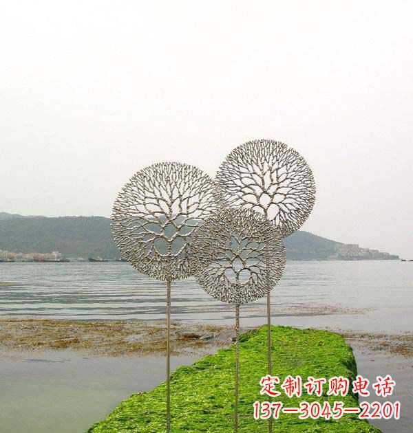大同 迷人的不锈钢蒲公英雕塑