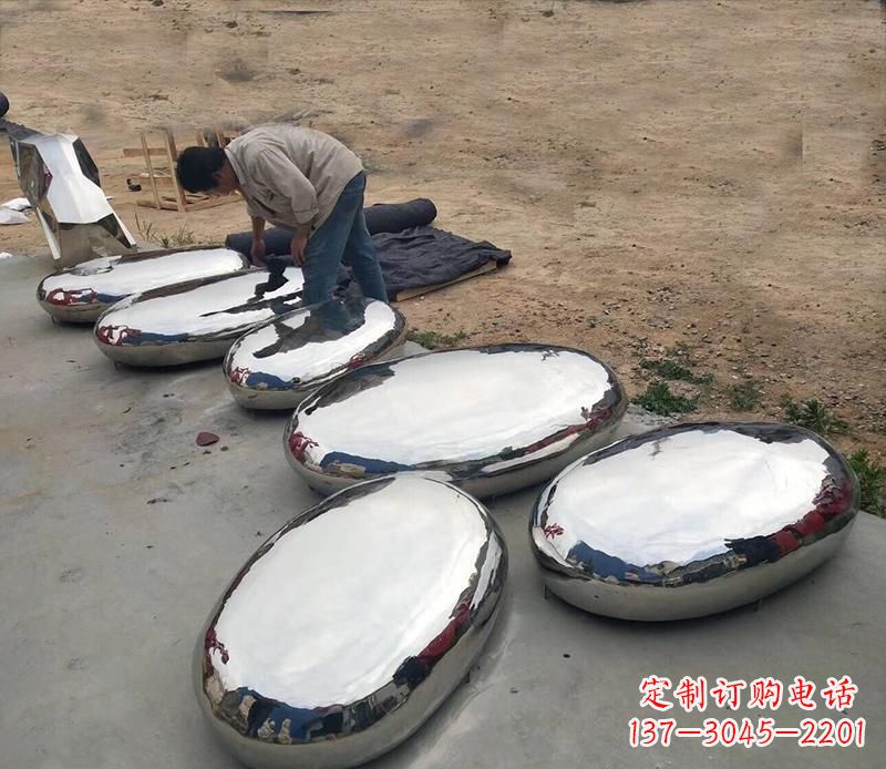 大同中领雕塑水滴形艺术雕塑