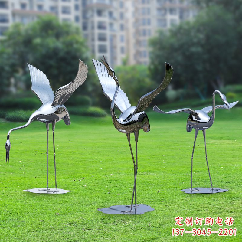 大同仙鹤摆件雕塑彰显传统文化之美