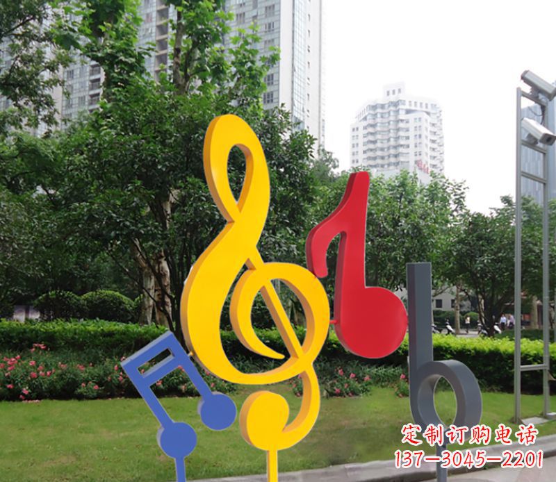 大同不锈钢音符雕塑-引领您的心情旋律