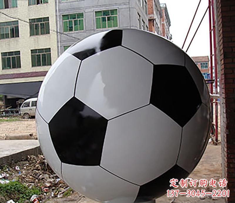 大同优质不锈钢足球雕塑