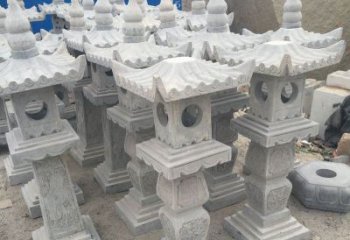 大同仿古石灯园林景观石雕
