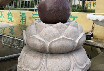 大同金色彩绘风水球雕塑