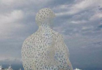 大同不锈钢字母镂空人物雕塑