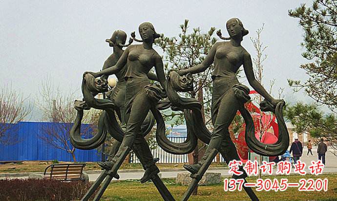 大同中领雕塑精美女孩雕塑