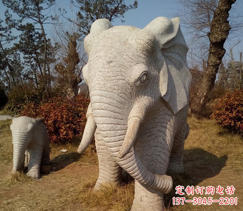 大同精美大象雕塑