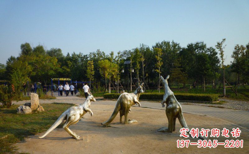 大同高质量袋鼠铜雕