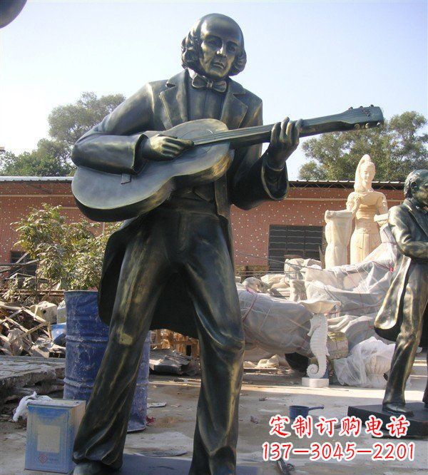大同高端精致吉他雕塑