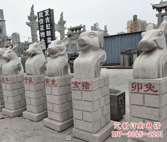 大同动物石雕,精美而精致