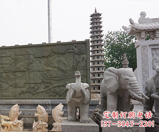 大同艺术级大象石雕