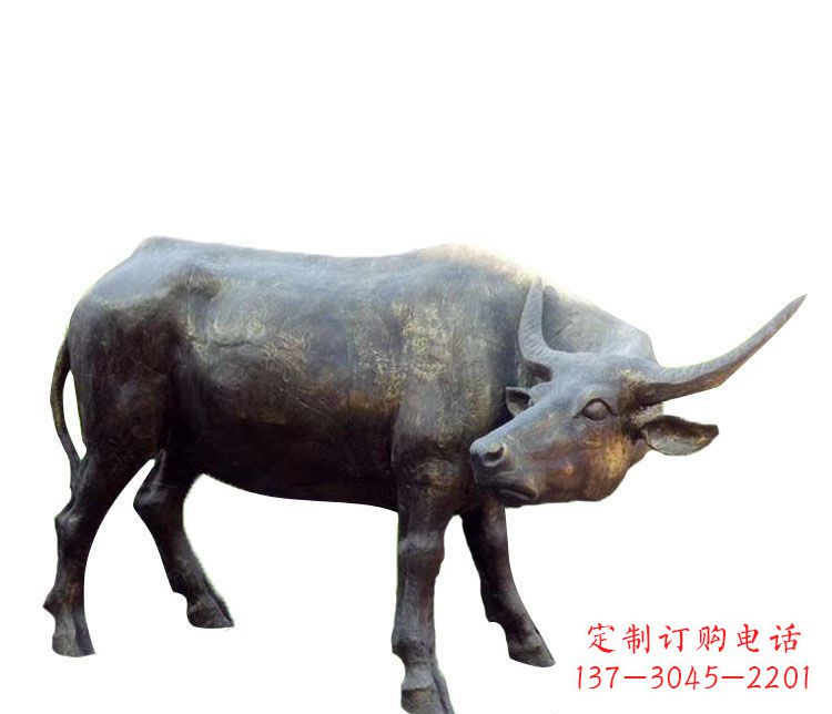 大同优质静谧水牛铜雕
