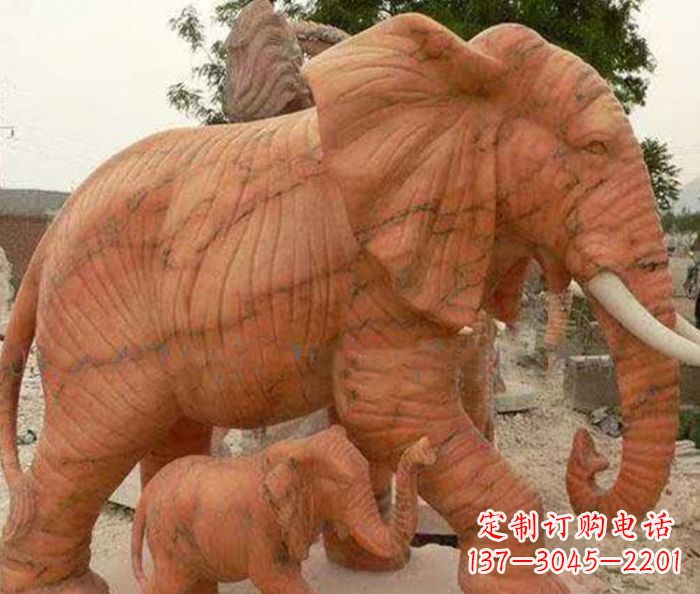 大同精美石雕动物雕塑