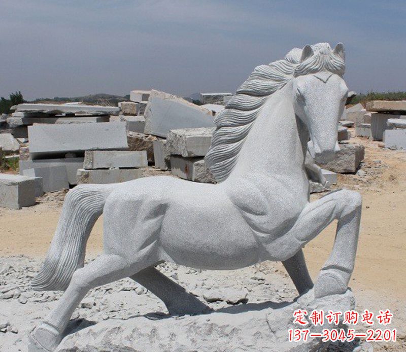 大同引领时尚的公园小马雕塑