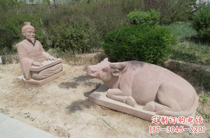 大同公园对牛弹琴石雕