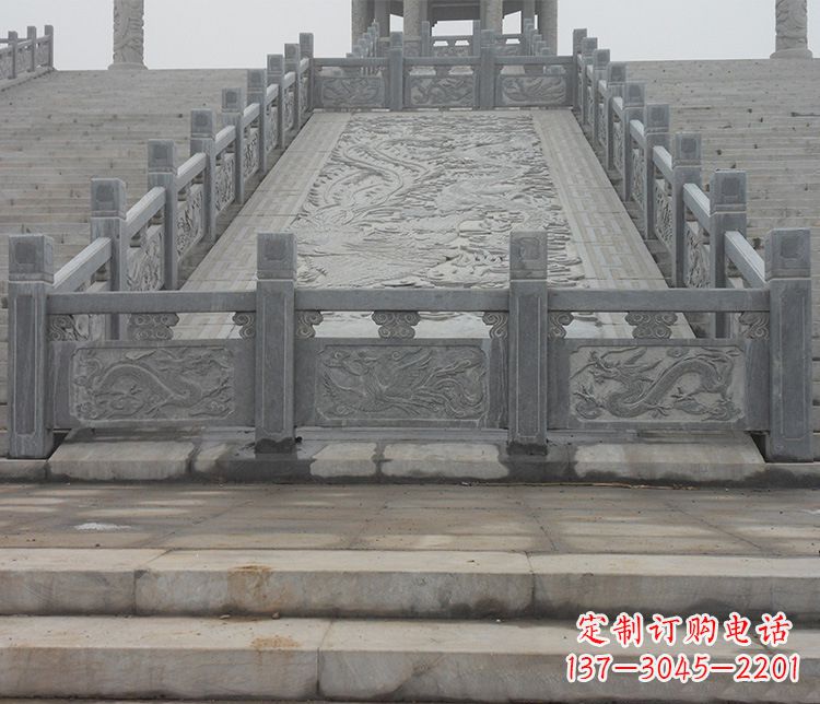 大同精美的仿古石栏板雕塑