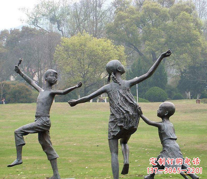 大同浪漫童年·清新儿童铜雕