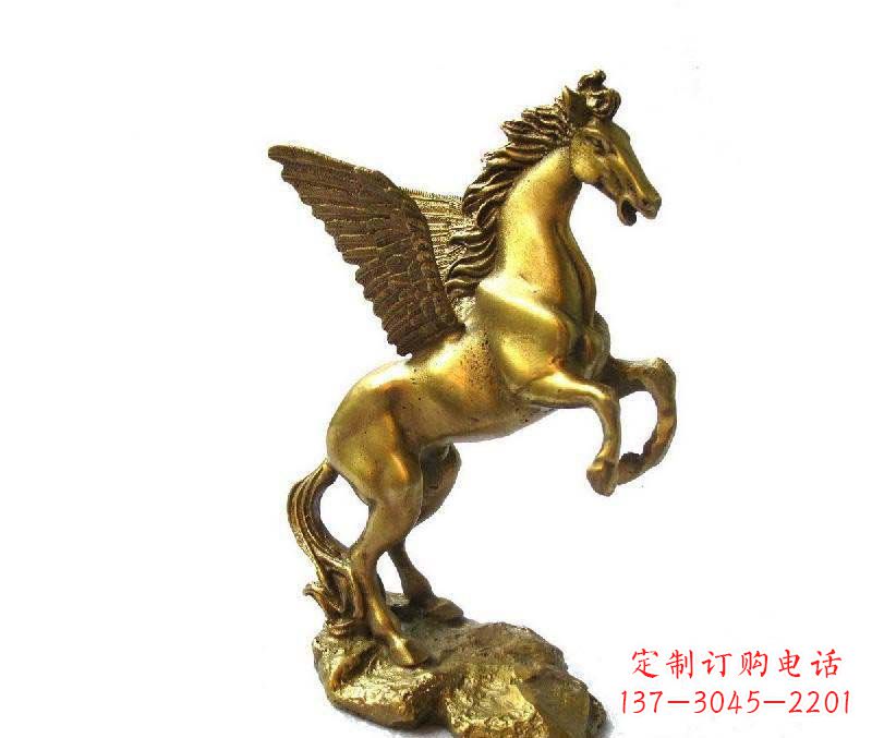 大同公园飞马动物铜雕