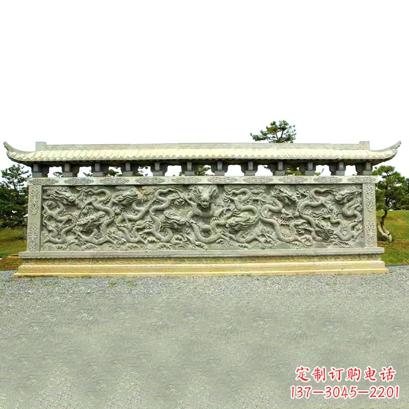 大同山水玉龙壁雕艺术