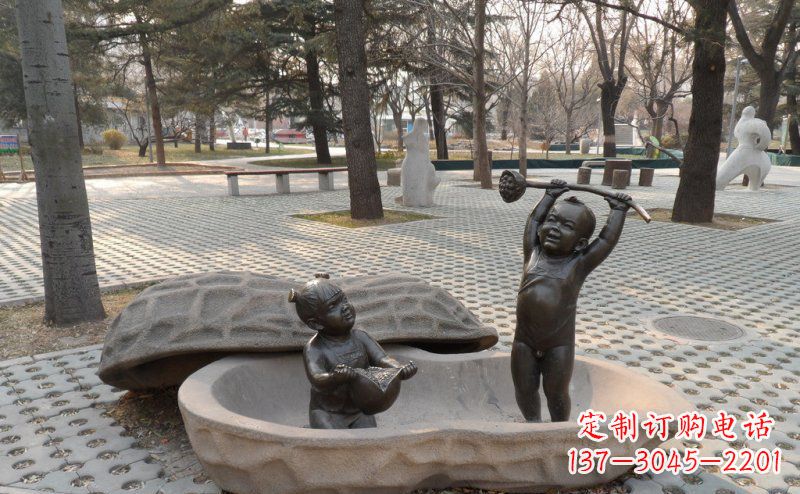 大同花生娃娃艺术雕塑