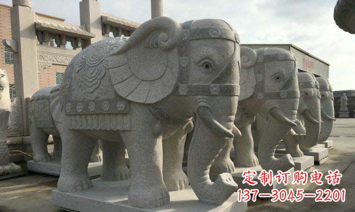 大同庄严雄伟的大象石雕