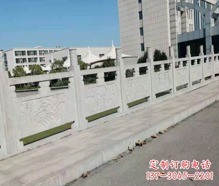 大同精美大理石浮雕栏板