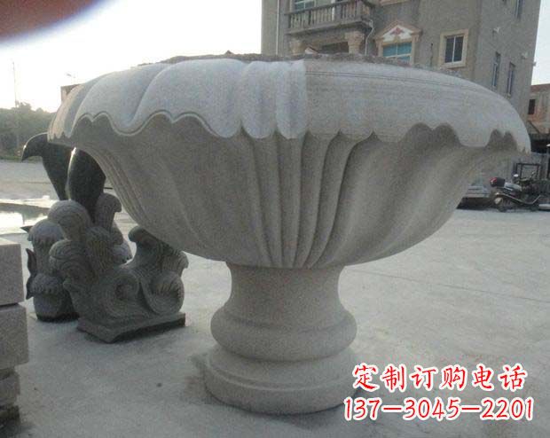 大同高端大理石花盆雕塑