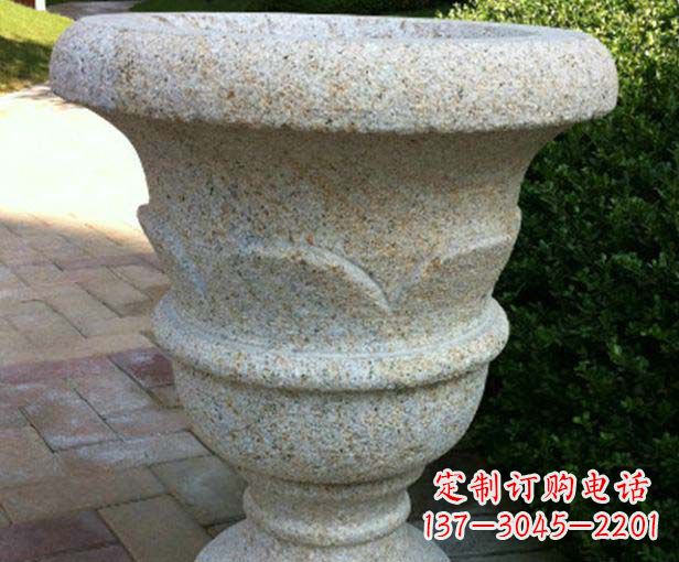大同大理石花盆石雕,为您的景观添色彩