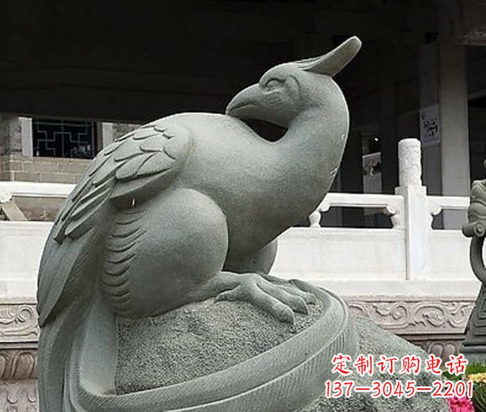 大同公园景观凤凰石雕