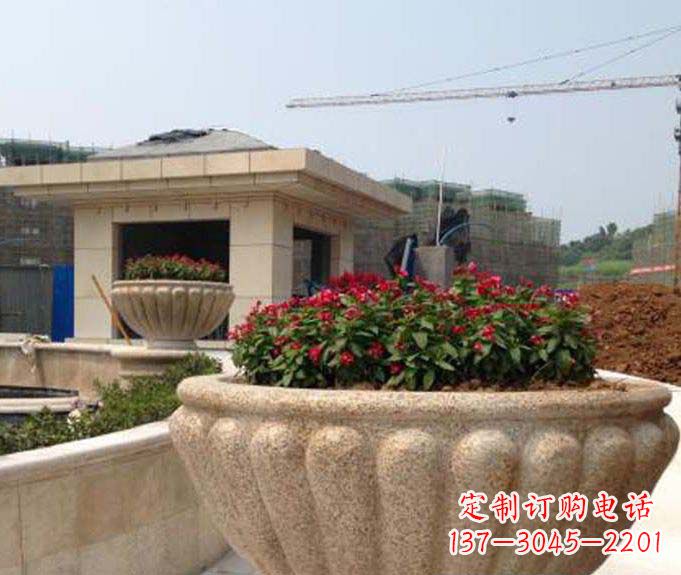 大同公园景观花盆石雕