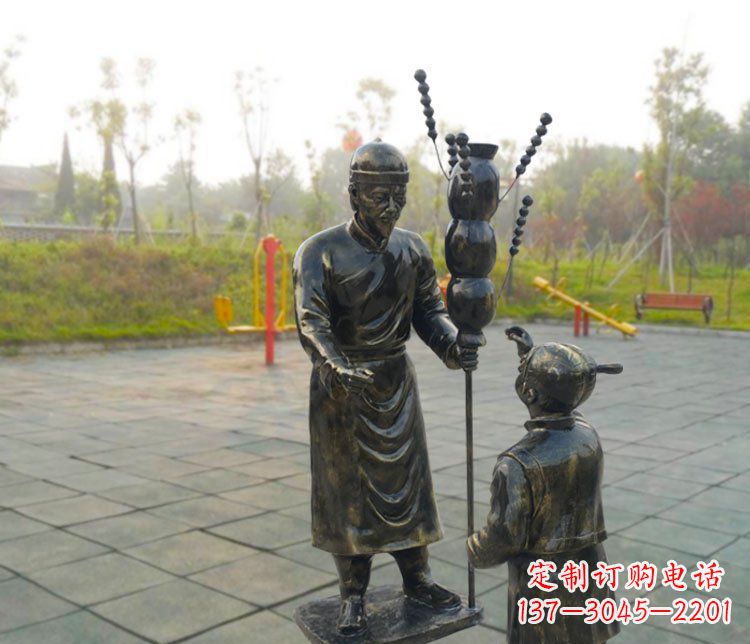 大同精美仿铜葫芦雕塑