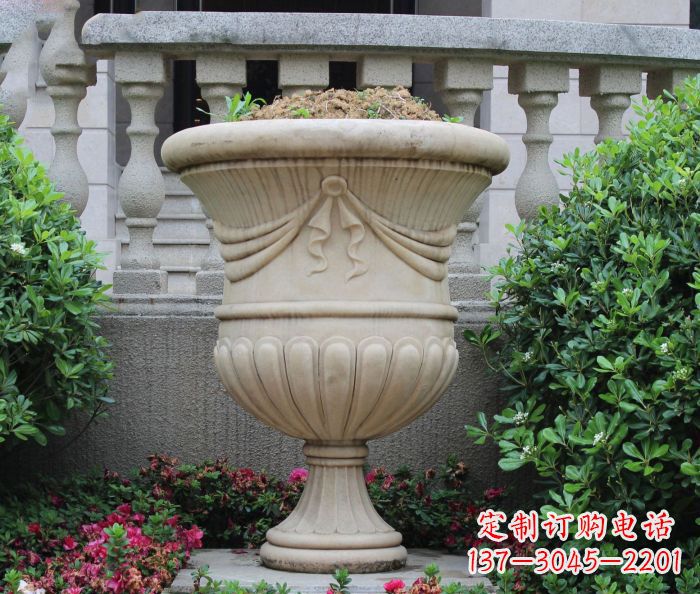 大同欧式风格花盆雕塑