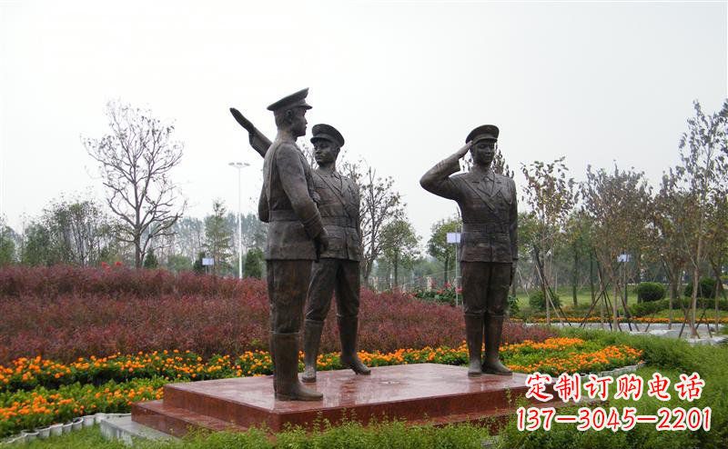 大同金属警察雕塑——荣耀守护社会治安!
